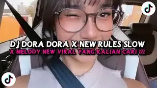 DJ DORA DORA X NEW RULES X MELODY SLOW NEW COCOK BUAT NYANTAI VIRAL TIKTOK TERBARU 2025 !!!