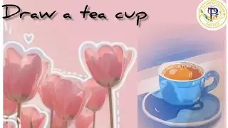 Draw a tea cup ☕,.....#art #jugaad #viral #painting #drawing #artwork 