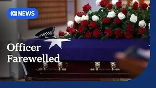 Police officer Neal Thompson farewelled by grieving loved ones | ABC NEWS