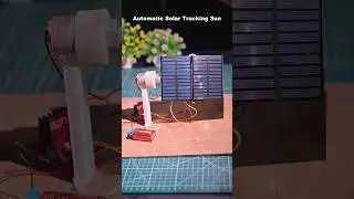Solar Panels Tracking Sun Automatically | DIY Solar Tracker #shorts #solar #project