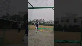 Shauryaditya at D2 cricket academy #cricket