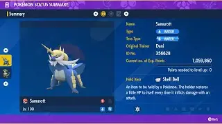 Samurott (Any NPCs) - Solo #50 - 5 Star Ting-Lu Raid - Pokemon Scarlet/Violet