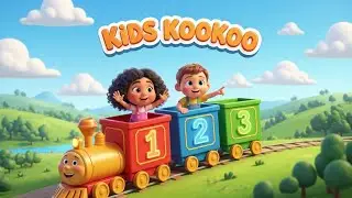 The Counting Train | Learn Numbers 1 to 5 for Kids | Kids KooKoo Nursery Rhymes