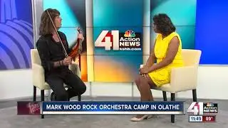 Mark Wood Rock Orchestra Camp on 41 Action News Olathe Kansas