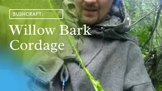 WILLOW BARK NATURAL CORDAGE, PRIMITIVE LIVING, WILDERNESS WAYS, FULL VIDEO IN A FEW WEEKS #shorts