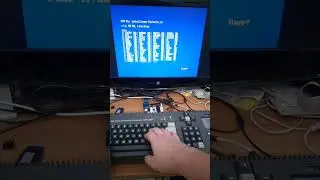 Amstrad CPC 464 with ULIfAC board, running CP/M Plus