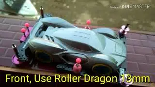 Review Tamiya Mini4WD Mad Laser STO50 With MA Chassis...