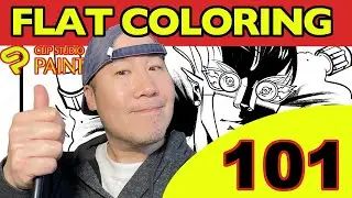 FLAT COLOR 101 - Things to avoid when FLAT COLORING YOUR ART WORK.