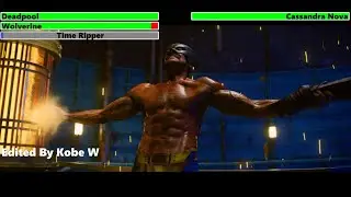 Deadpool & Wolverine (2024) Saving the Timeline Scene with healthbars 2/3