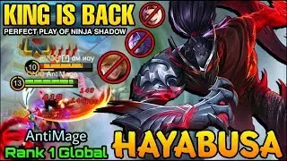 The King is Back! AntiMage Hayabusa Perfect Plays -Top 1 Global Hayabusa AntiMage - Mobile Legends