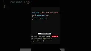 Javascript semicolon optional or not optional #shorts