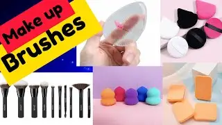 Types of Makeup Brushes with Names.