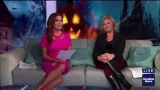 Jennifer Westhoven in High Heeled Patent Leather Knee Boots  - HLN Headline News    [720p60]