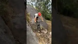 big rock slab at Lysterfield #mtb #gnarly #steep