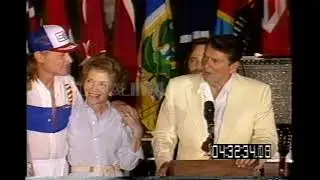 President Reagan Greets The Beach Boys at the White House, 1984