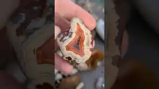 Love getting my hands on new agate varieties! #agate #rocktumbling #rockhound #rock #lapidary