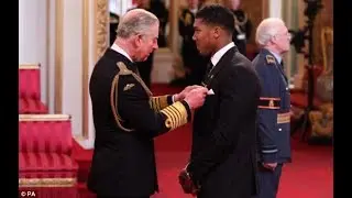 (RESPECT!) Anthony Joshua receives OBE in Queen's Birthday Honours