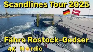 🇩🇪🇩🇰Rostock/Gedser ❤️tolle 2h F&auml;hre ⛴️👍🏻#danmark #travel #vlog 