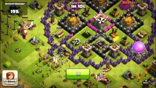 [Clash of Clan]49th TH8 Defense. Lv73, Lv5 Wiz, Triple spell, Revenge..