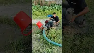 Old water pump machine start challenge 🙀🙀 #funny #shorts #skills