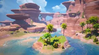 Unreal Engine Stylized Desert & Oasis | SHOWCASE