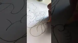 Little Ganesha ❤🙏 #drawing #ytshorts #youtube #shorts #bappalover #art #artist #viral #ganesha