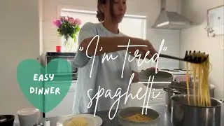 &ldquo;I&rsquo;m Tired&rdquo; Spaghetti Bolognese | Easy Weeknight Dinner - Nonna would not approve! 