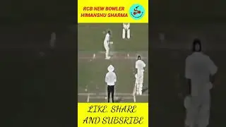 Himanshu Sharma Bowling 😍😍 RCB New Player #shorts #himanshusharma #rcb #trending
