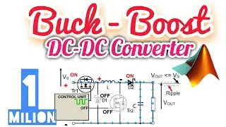 Buck Boost DC Converter using PWM in MATLAB Simulation