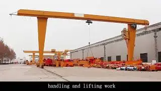 L Shaped Single Beam Gantry Crane