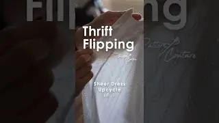 turning an ill-fitting, sheer dress into something i'll actually wear pt.1 #sewing #shorts