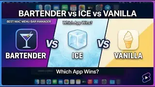 Лучший менеджер меню для Mac &mdash; Barender, Ice и Vanilla.
