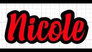 Cricut Users: How To Shadow (Alexandria Script Font)