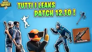 LEAKS PATCH 12.10 ! NUOVE SKIN ! NUOVE SFIDE ! NUOVE ARMI ! - Fortnite news ita