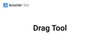 How to use BIMDrag in BricsCAD BIM