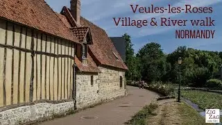 Veules-les-Roses village and river walk (Normandy)