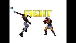 SOL VS KIM,MIKEBISON STREET FIGHTER ALPHA3 MUGEN 2025