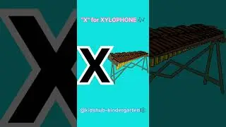 X for Xylophone 🎵 &ndash; Learn letters with musical fun! 🤝🤗🤗🤗🌈✨#XforXylophone #KidsLearning #Shorts #love