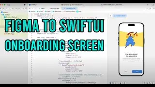 SwiftUI Speed Code | Onboarding Screen | Figma to SwiftUI #swiftui