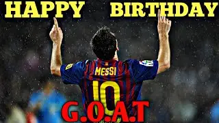 Happy Birthday Messi || Messi Birthday Status || Messi Birthday Edit