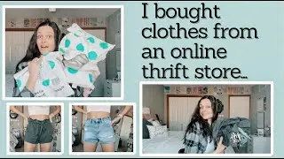 THREDUP CLOTHING HAUL + HONEST REVIEW! *try on* *not sponsored*