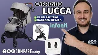 Carrinho Lucca Infanti |✅ Fechamento COMPACTO | Carrinho de bebê como BAGAGEM DE MÃO?