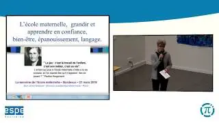 L&rsquo;&eacute;cole maternelle, l&rsquo;&eacute;cole du langage, pour apprendre et grandir en confiance