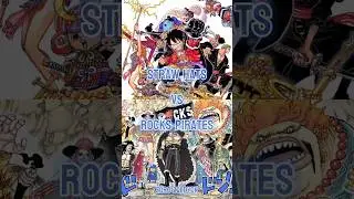 Straw Hat Pirates vs Pirate Crews || #whoisstrongest #onepiece #shorts #luffy #zoro #rocks