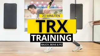 TRX Bauch Beine Po Workout | Beginnerfreundlich | Begleitet & zum Mitmachen