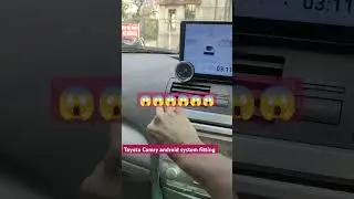 toyota Camry android daimond system installation success #toyota #camry #decor #car #viral