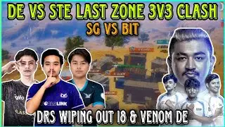 DE vs STE 3v3 Clash | SG vs BiT | DRS Wiping Out i8 & Venom DeadEyes | ASL vs HV | Clash with kvn