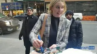 Greta Gerwig ACOA Witnessed by AutographCOA Authentication