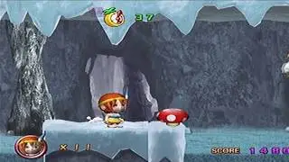 Forest Adventure (Lexibook 200-in-1 Game Console) [Gameplay] (Adventure Island clone)