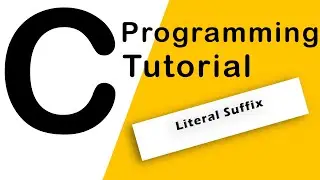 14.C Programming - using Literal Suffix when assigning values to a variable (L, f)